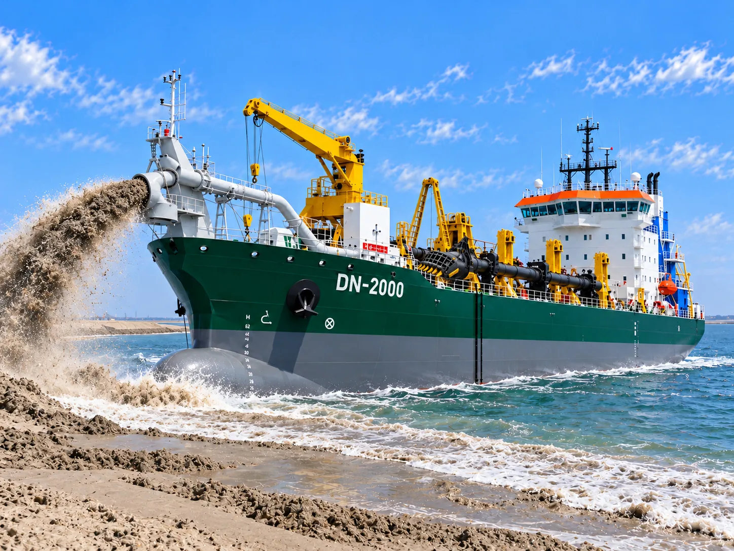 DN-2000 trailing suction hopper dredger
